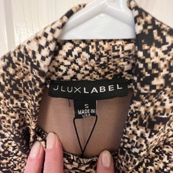 NWT JLUXLABEL size small mock turtleneck snakeskin print minidress - Picture 5 of 6